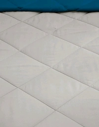 Relaxfeel 250 GSM Premium Luxury 5 Star Microfibre Reversible Soft Plain Quilted 90x100 Inch Double Bed Comforter / Quilt / Duvet / Razai / Rajai ( Blue/ Grey ) - Free Size, Blue/ Grey , Microfiber, Rajai, Pack of1